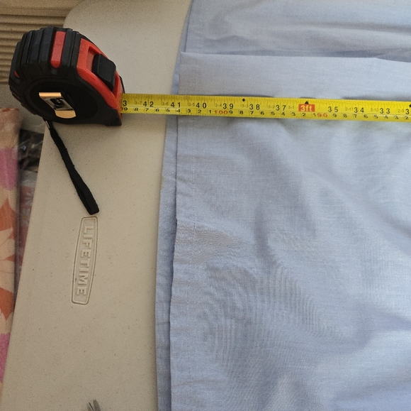 Grenada Blue Embroidered Cottagecore Granniecore Dress with Pockets Large - Picture 10 of 10